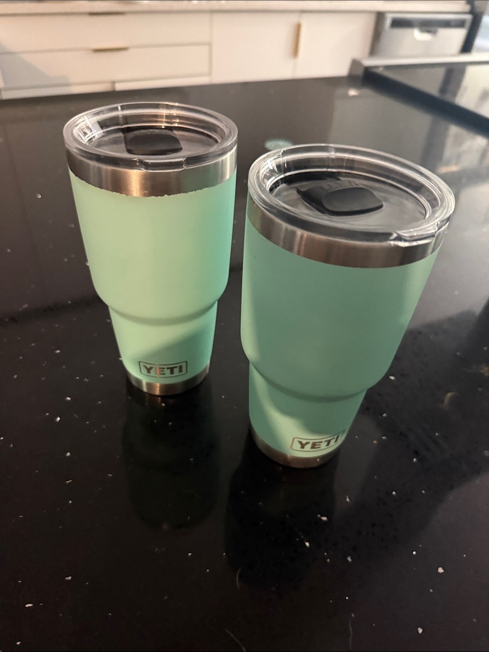 YETI Mint Green Stainless Tumblers Trio - Picture 6 of 9